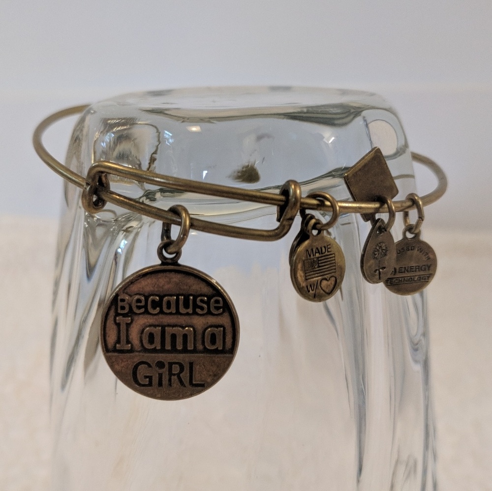 Alex and Ani "because I'm a girl" bracelet